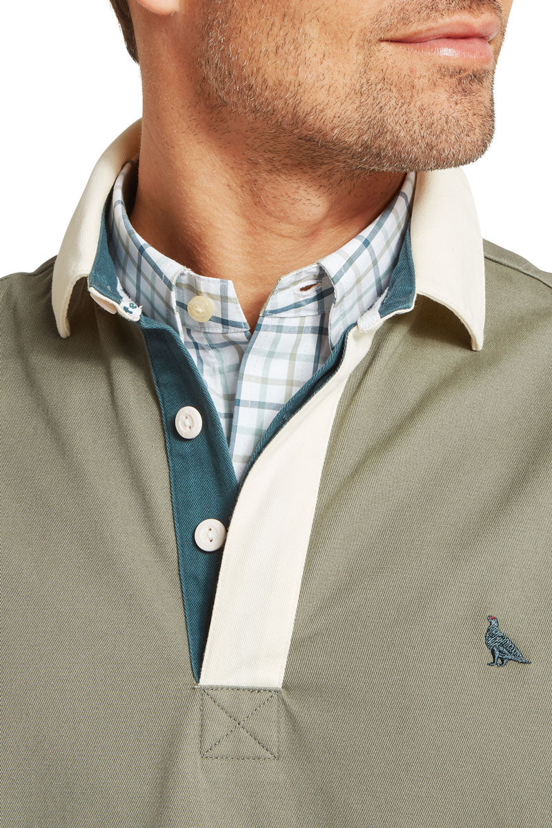 Schoffel Men's Truro Deck Shirt Agave Green