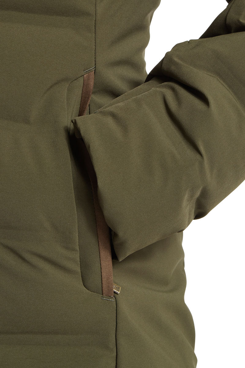 Schoffel Hurlingham Waterproof Down Coat Forest