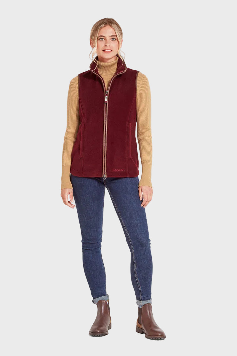 Schoffel Lyndon II Fleece Gilet Claret