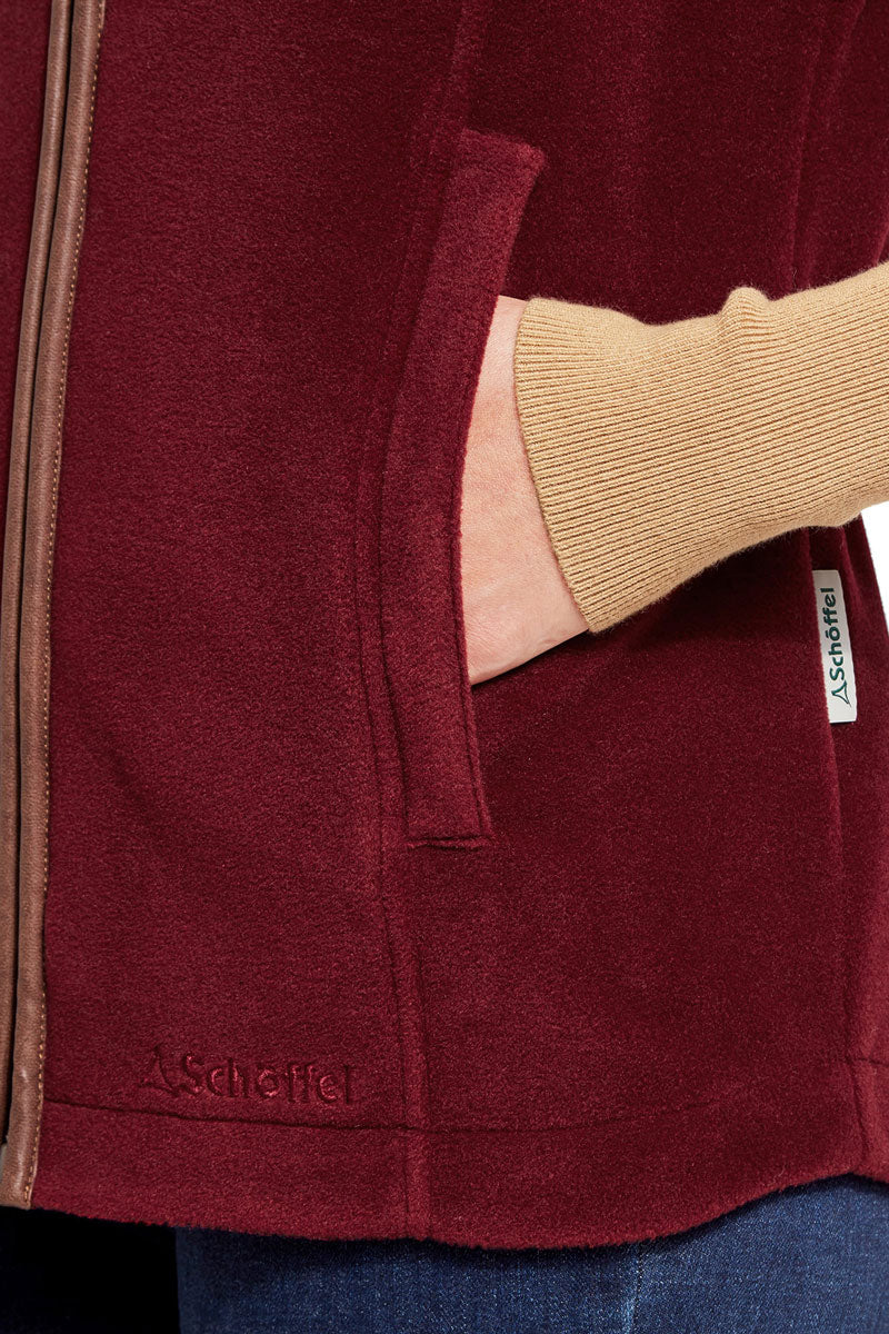 Schoffel Lyndon II Fleece Gilet Claret