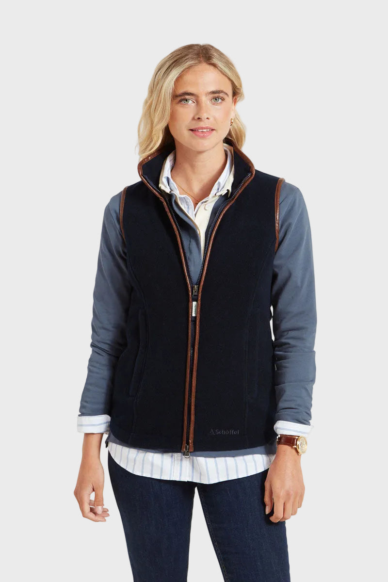 Schoffel Lyndon II Fleece Gilet Navy
