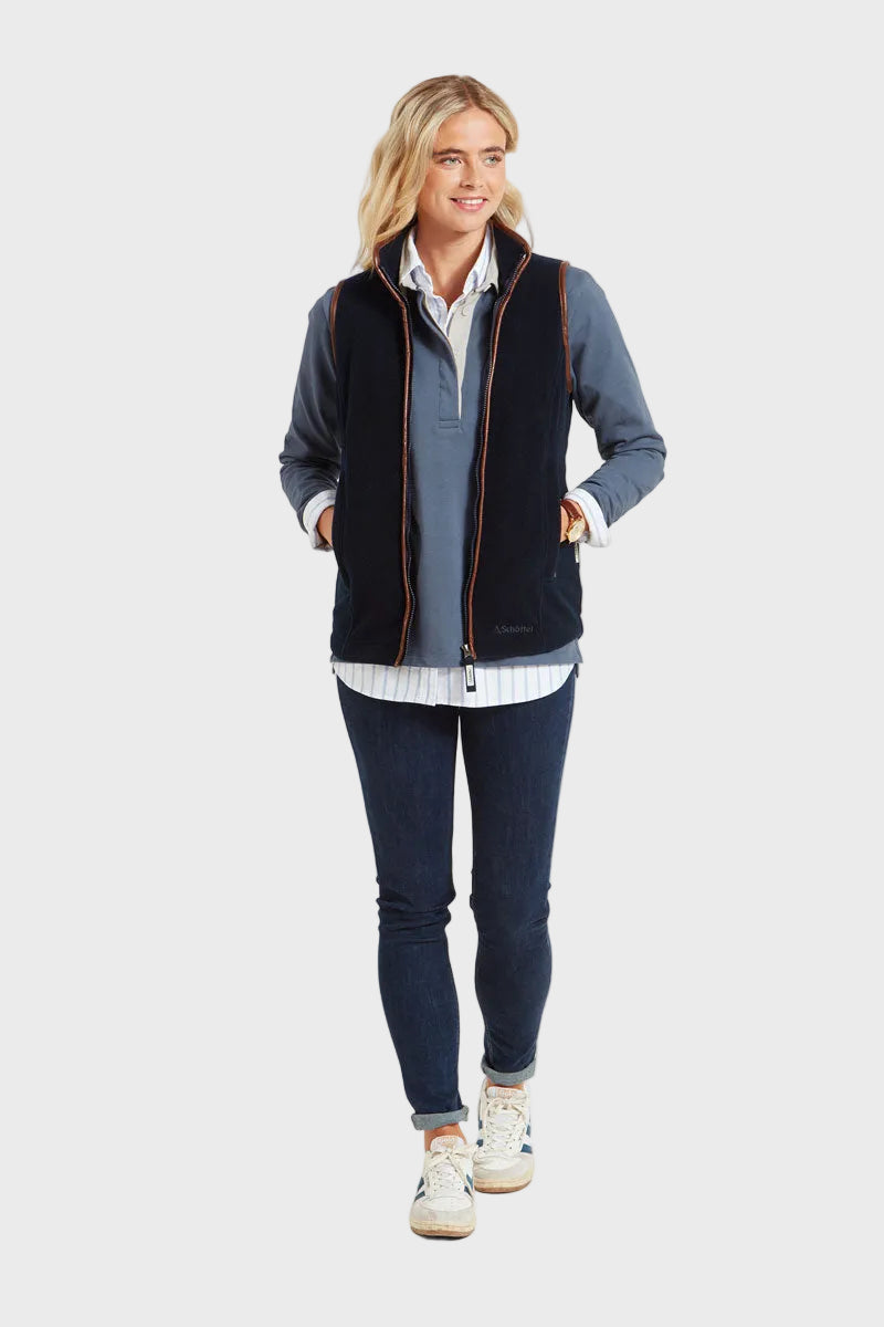 Schoffel Lyndon II Fleece Gilet Navy