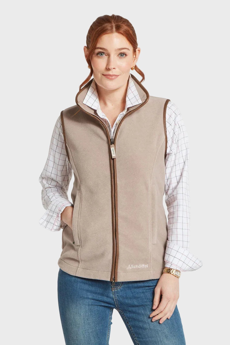 Schoffel Lyndon II Fleece Gilet Mushroom