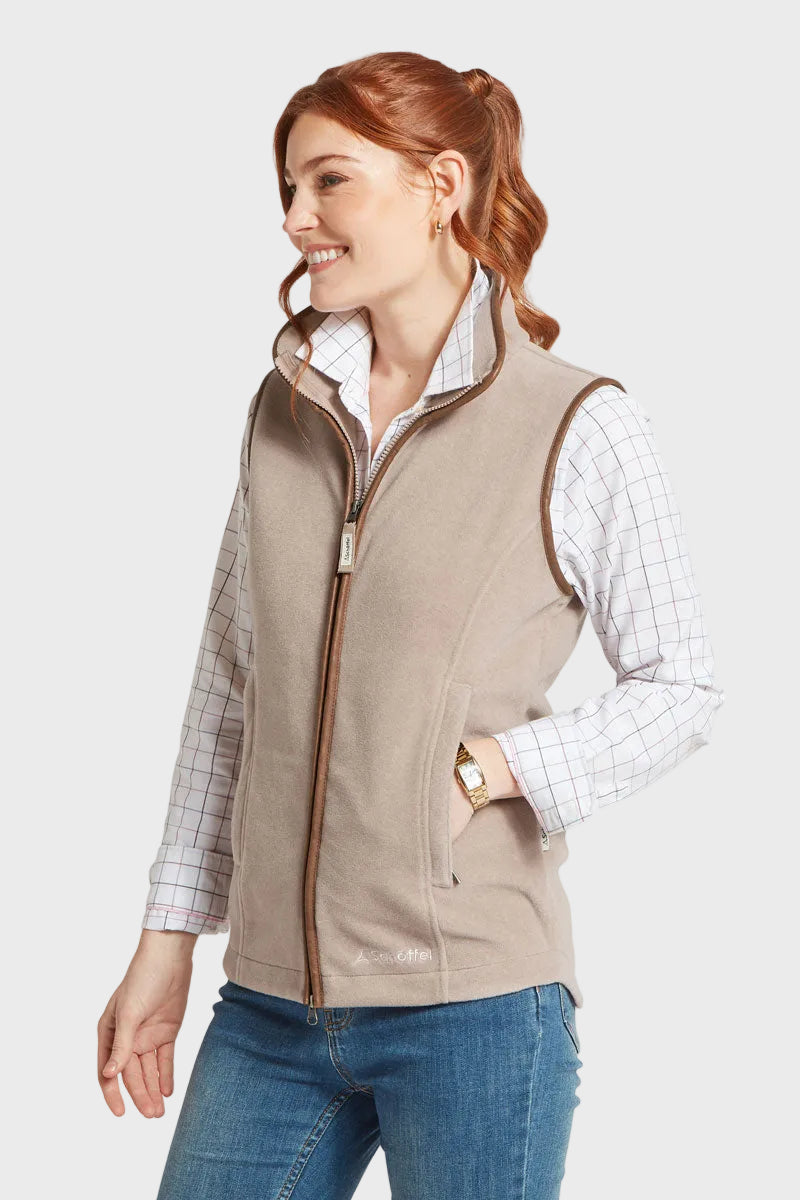 Schoffel Lyndon II Fleece Gilet Mushroom