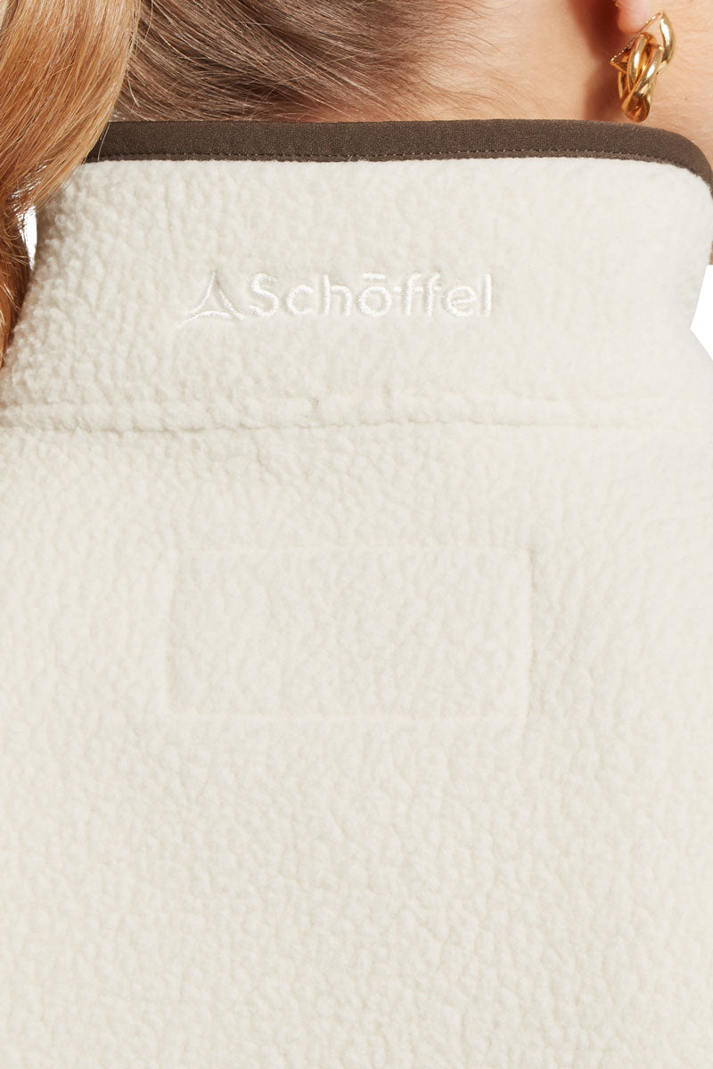 Schoffel Lyndon Retro Fleece Gilet White 
