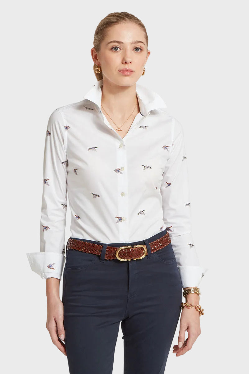 Schoffel Norfolk Shirt Painted Mallard 