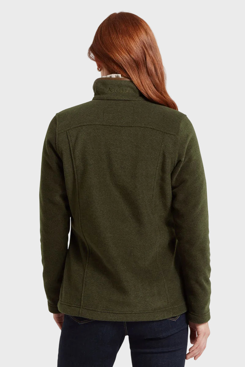 Schoffel Tilton II Quarter Zip Fleece Dark Olive 