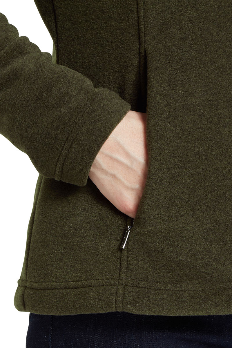 Schoffel Tilton II Quarter Zip Fleece Dark Olive 