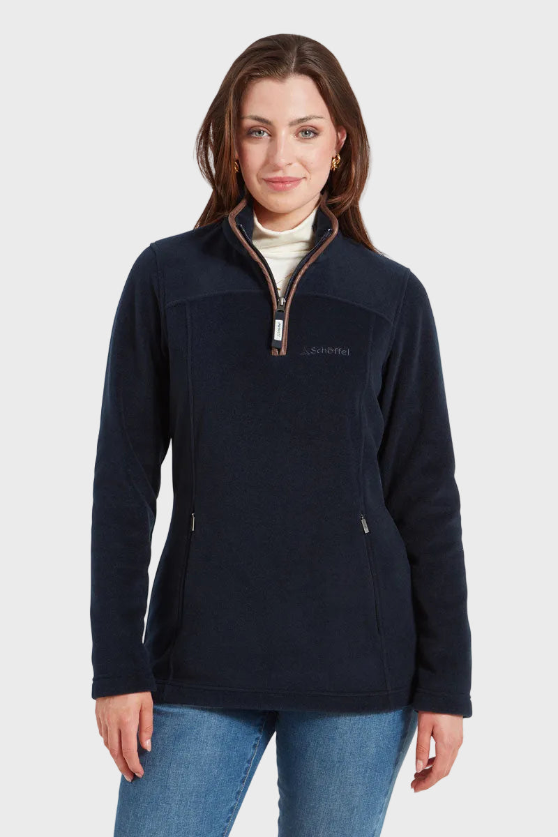 Schoffel Tilton II Quarter Zip Fleece Navy 