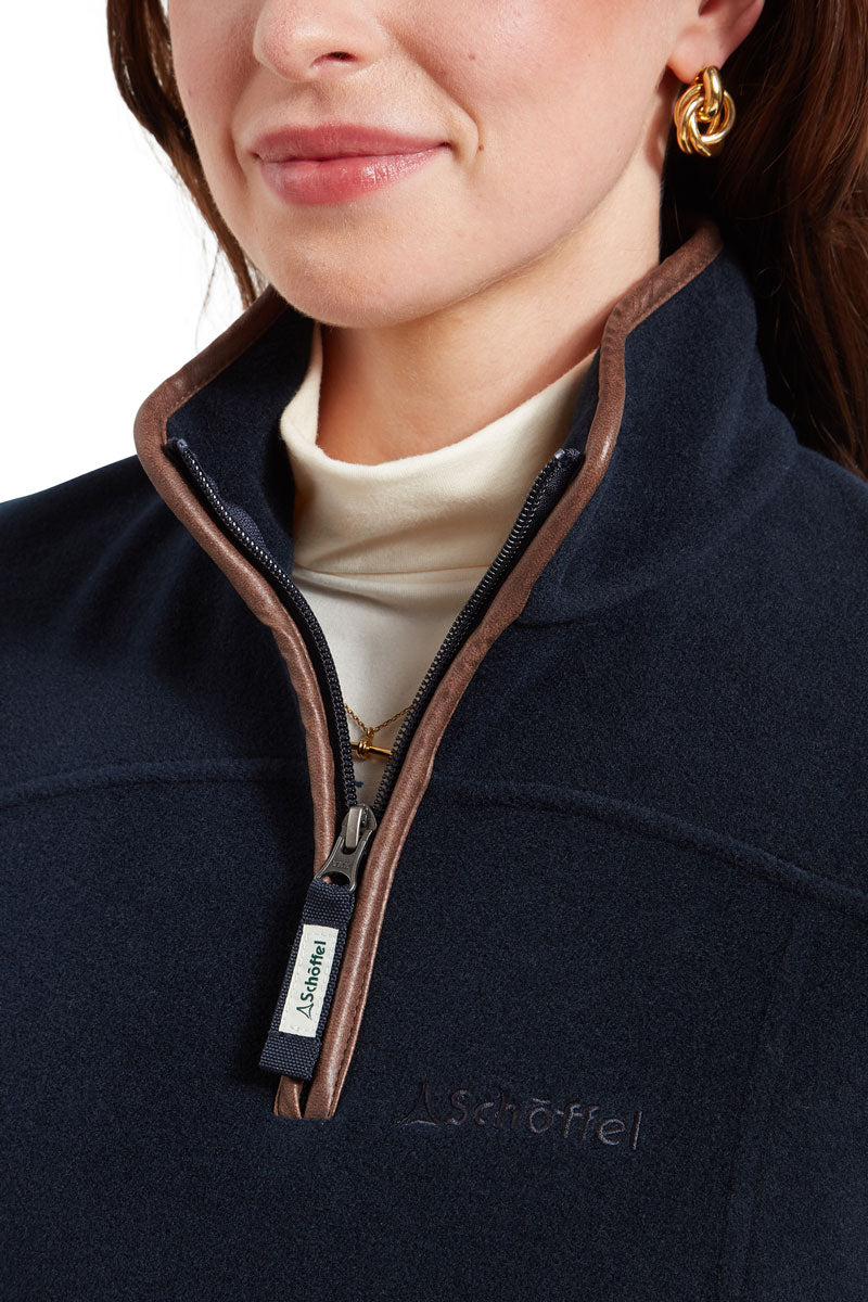 Schoffel Tilton II Quarter Zip Fleece Navy 