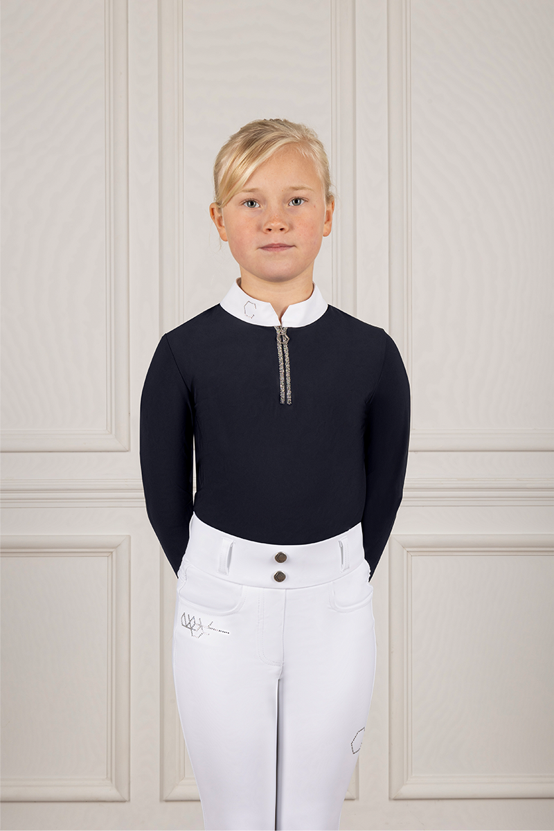 Coldstream Next Generation Ledmore Diamante Show Shirt - Navy