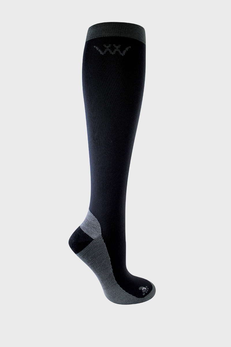 Woof Wear Competition Riding Socks - Black