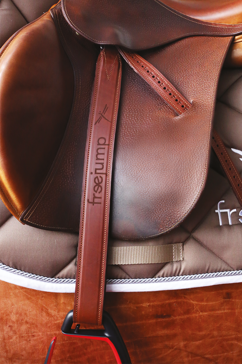 Freejump Classic Wide Stirrup Leathers Brown