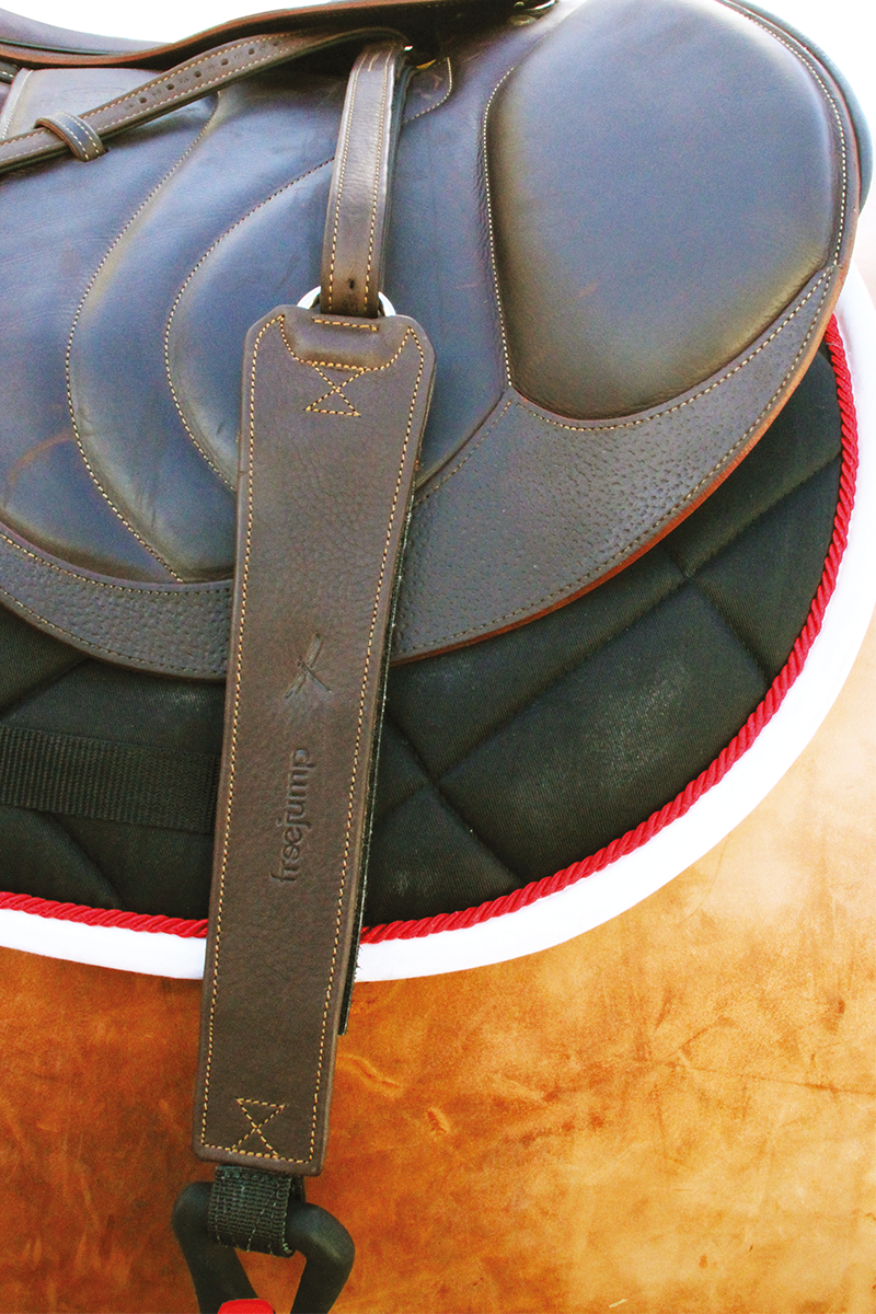 Freejump Pro Grip Stirrup Leathers - Brown