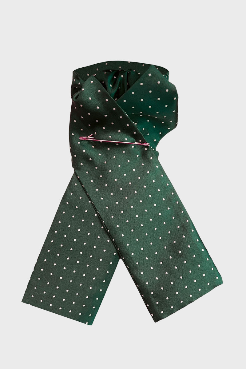 Equetech Pin Spot Riding Stock Green/White