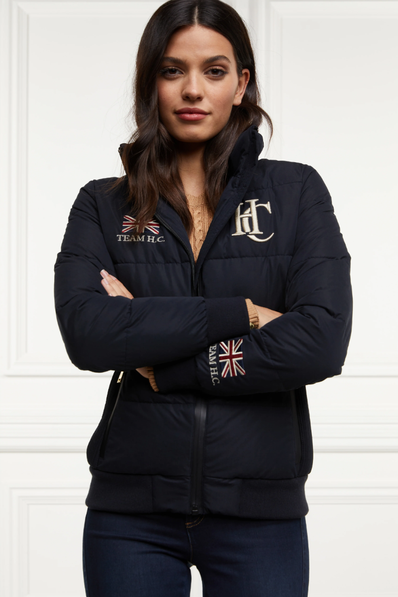 Holland Cooper Team Padded Jacket Ink Navy
