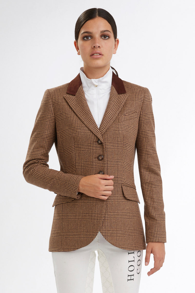 Holland Cooper Tweed Riding Jacket Tawny