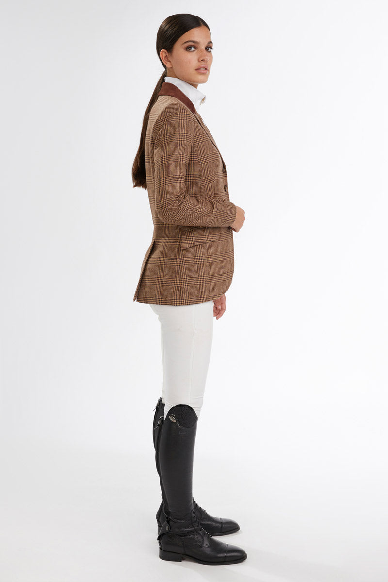 Holland Cooper Tweed Riding Jacket Tawny