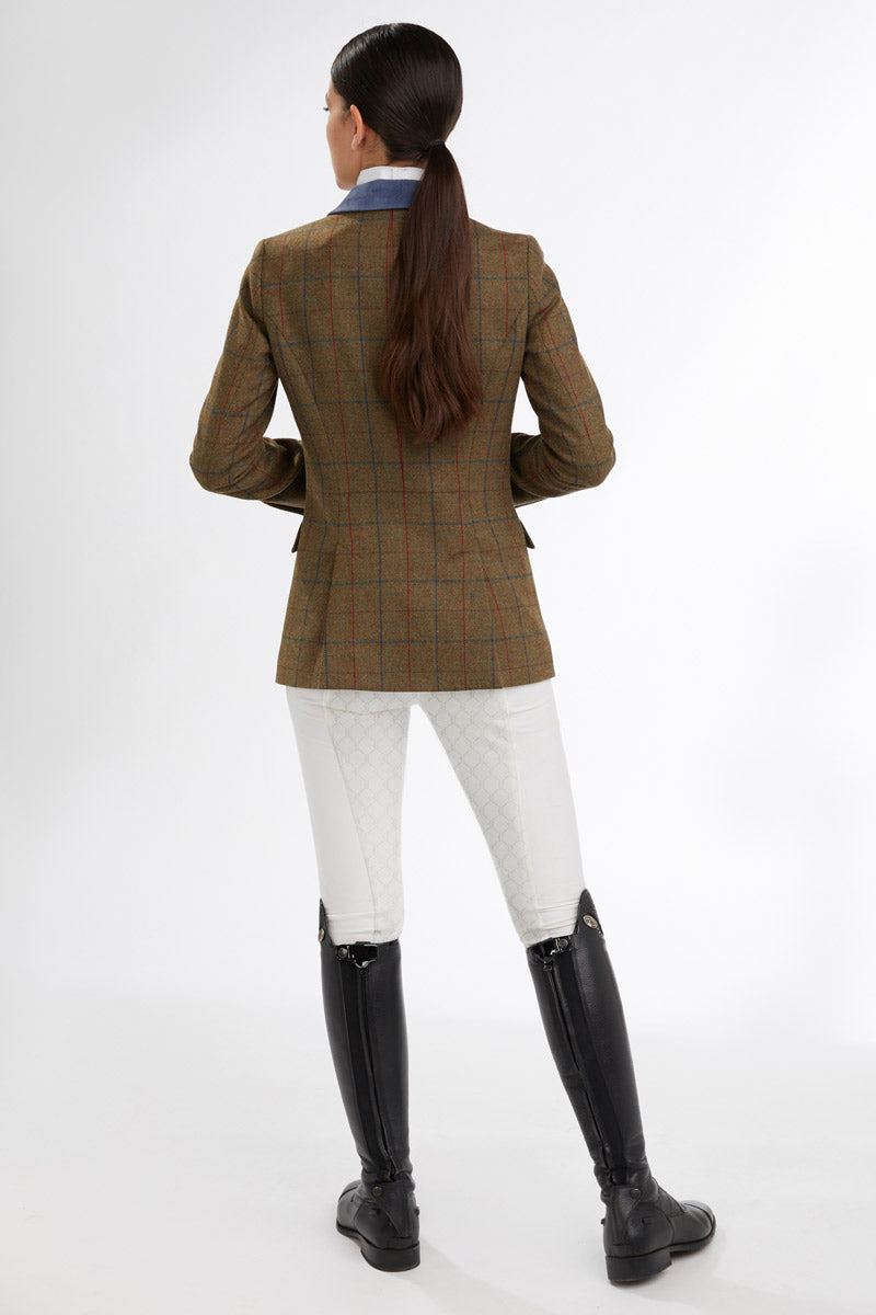 Holland Cooper Tweed Riding Jacket Glen Green