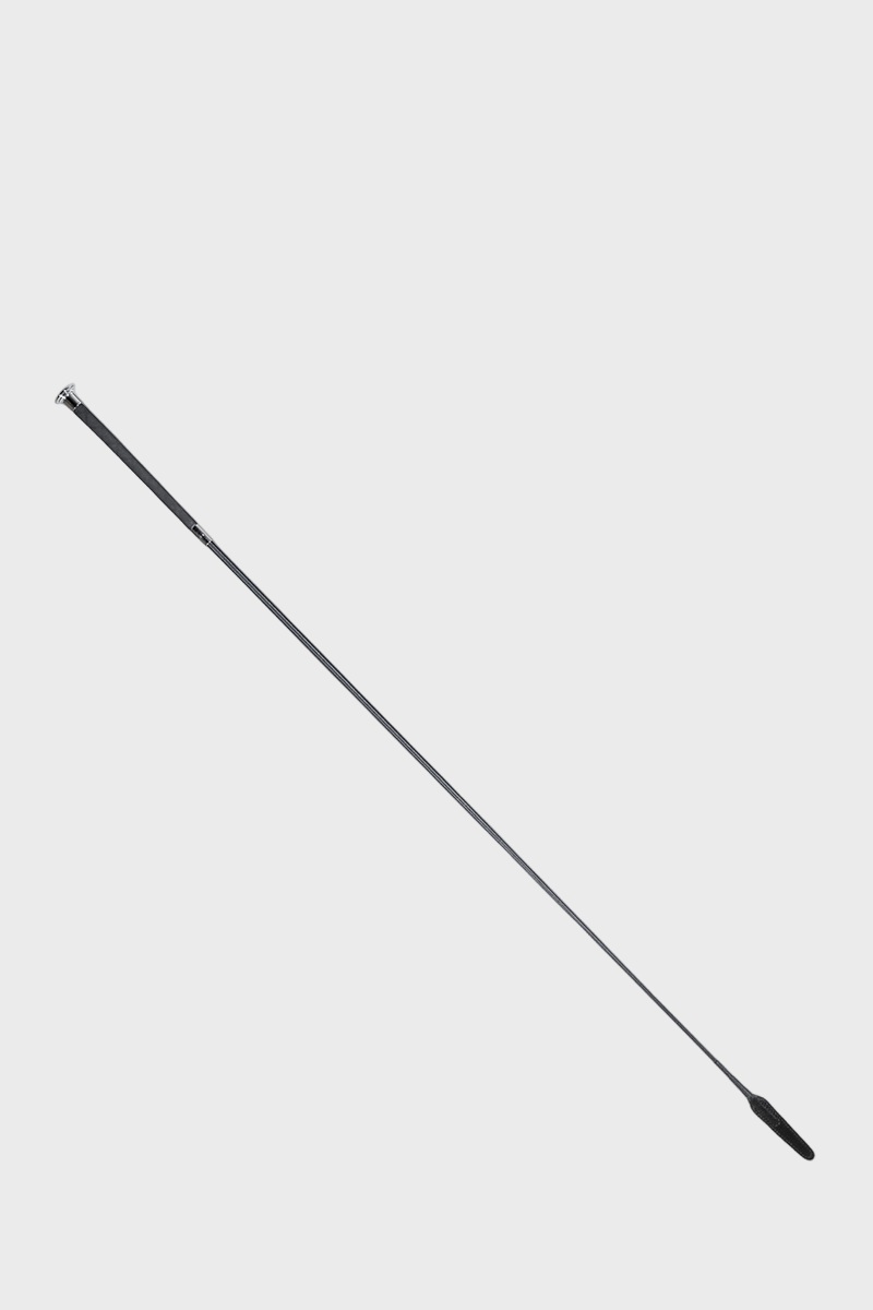 Country Direct X- Grip Flap End Dressage Whip - Black