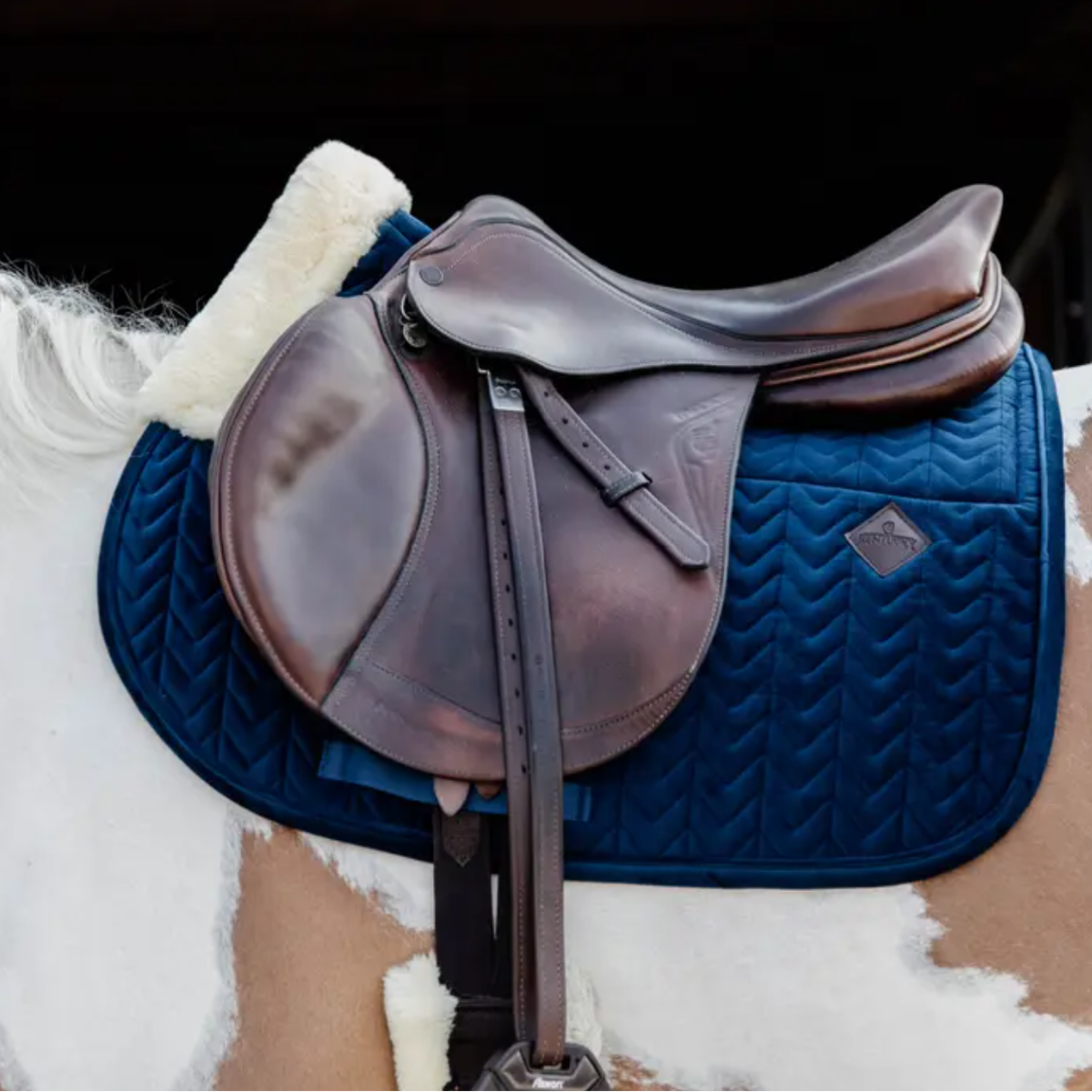 Kentucky Horsewear Skin Friendly Velvet Jumping Saddle Pad