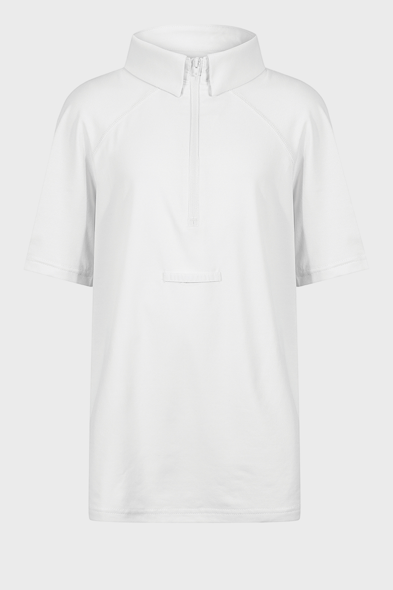 Equetech Junior Parade Show Time Show Shirt - White