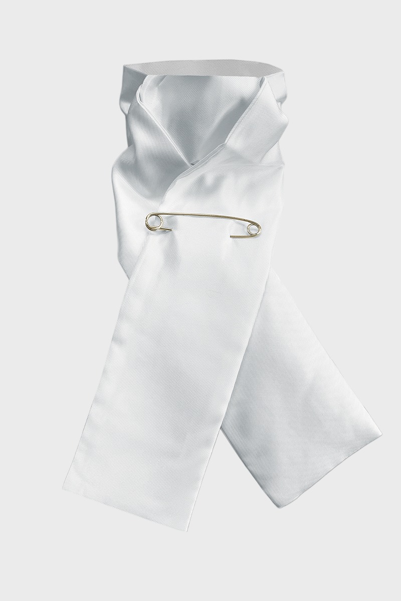 Equetech Junior Ready-Tied Stock - White
