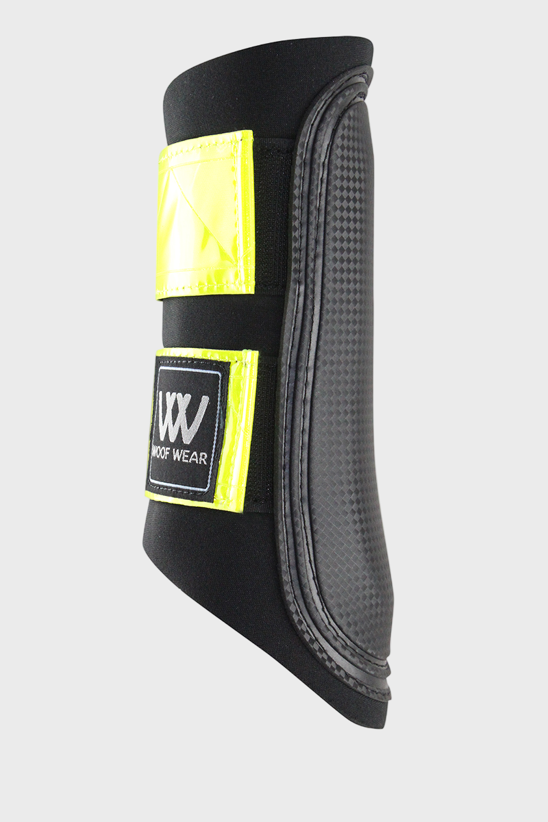 Woof Wear Reflective Club Brushing Boot - Yellow